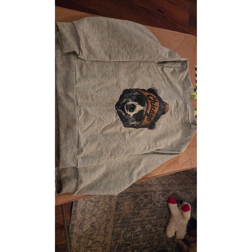 NWOT Kids Vintage Gray Chicago Bears Graphic Sweatshirt Size 120 (5T)